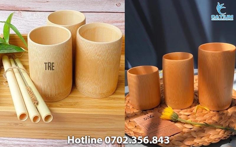 Cốc tre lưu niệm khắc laser