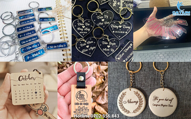 Làm móc khóa gỗ Đà Nẵng