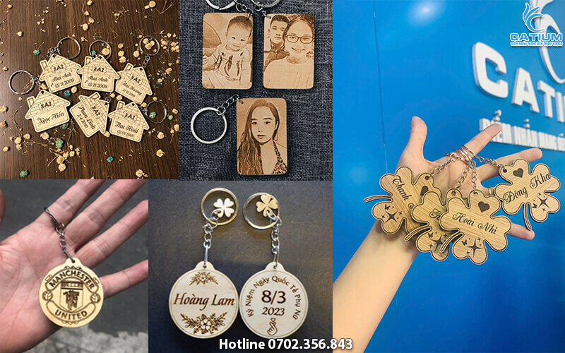 Làm móc khóa gỗ ở đâu