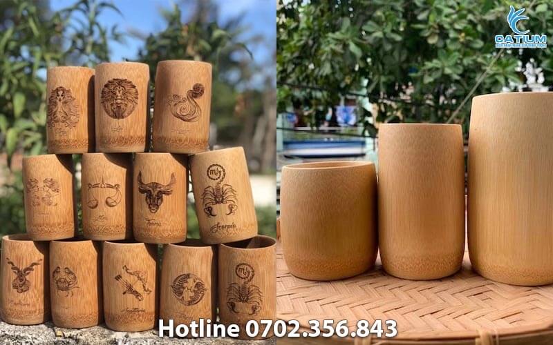 Ly gỗ khắc laser