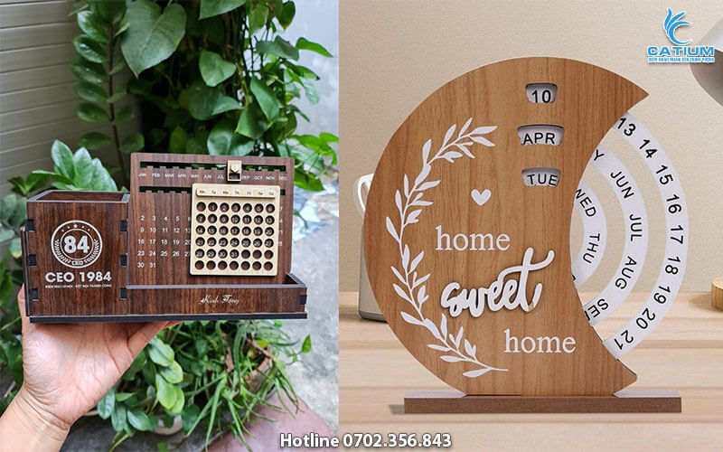 Quà tặng lịch gỗ cho doanh nhân
