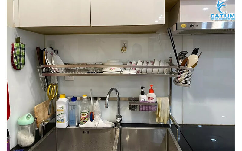 Kệ bếp inox thông minh
