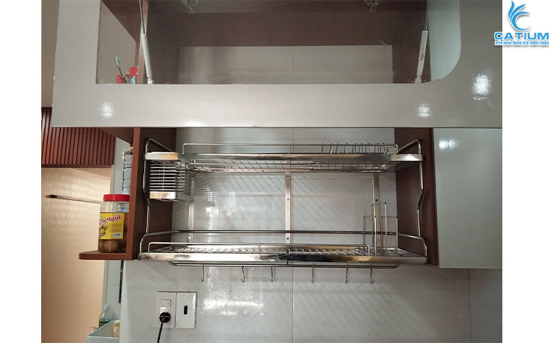 Kệ bếp inox treo tường