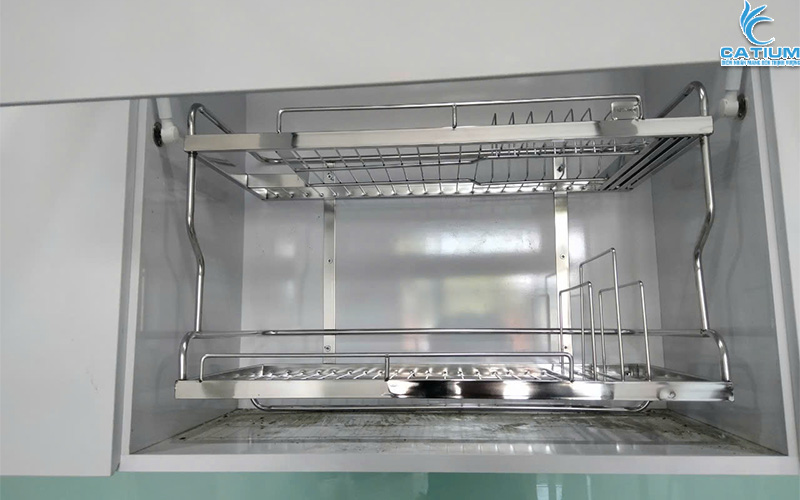 Kệ để gầm bếp inox