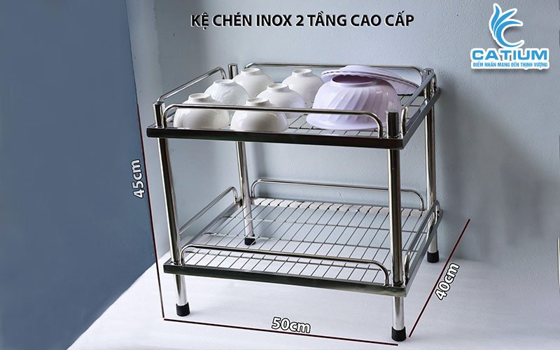 Kệ tủ bếp inox