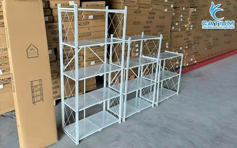 Ảnh thực kệ gấp gọn đa năng nhiều tầng
