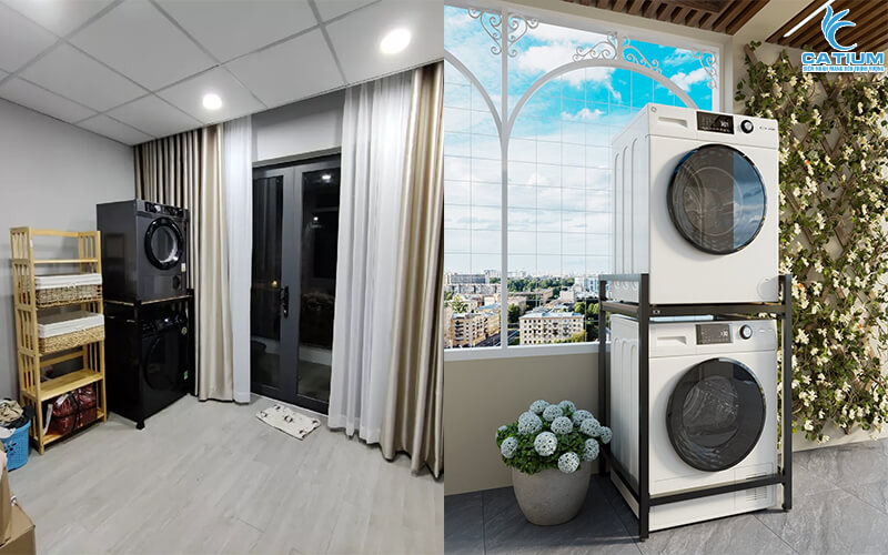 Giá đỡ máy giặt 2 tầng