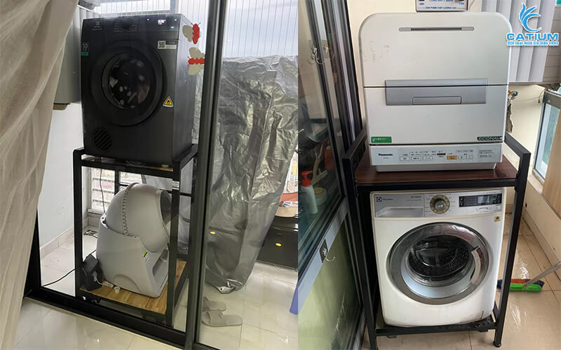 Kệ 2 tầng để máy giặt và máy sấy
