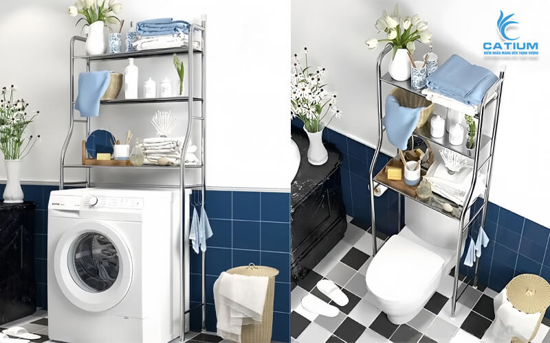 Kệ inox gia dụng nhà tắm