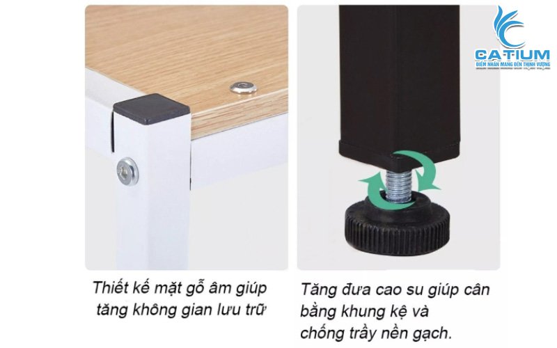 Thiết kế mặt gỗ và chân kệ để lò vi sóng thông minh
