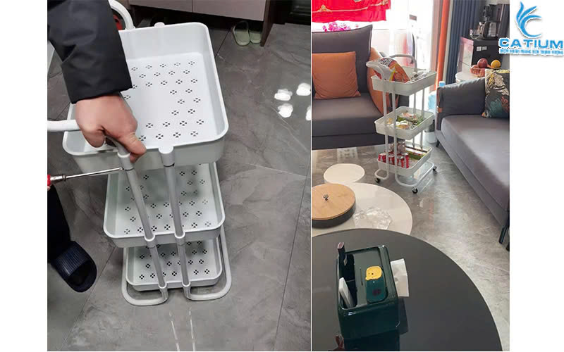 Xe đẩy để đồ spa