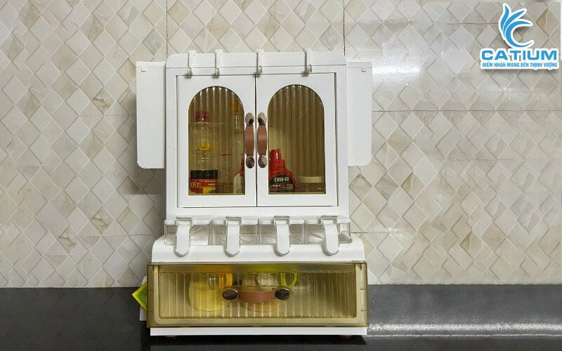 Ảnh thực tế tủ đựng gia vị đa năng