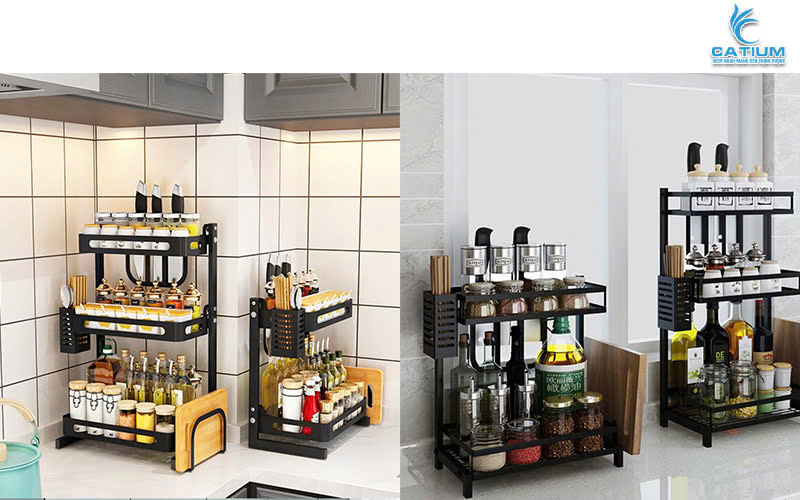 Kệ gia vị chống gỉ sét