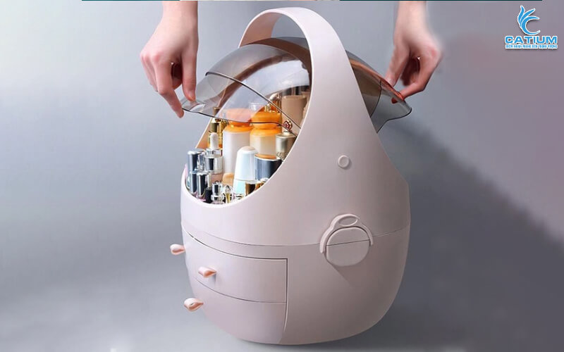 Hộp đựng mỹ phẩm có ngăn kéo