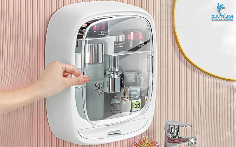 Hộp đựng mỹ phẩm treo tường