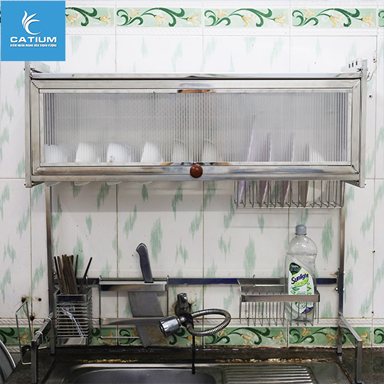 Chất liệu inox 201 chắc chắn, chịu tải trọng 50kg