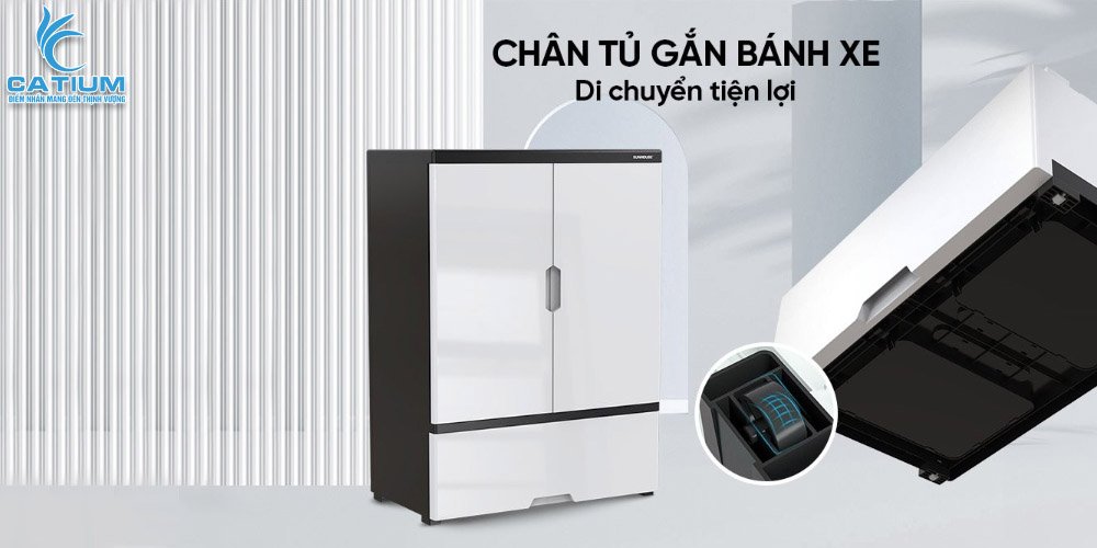 Thiết kế chân tủ giày nhựa Sunhouse KS-CA950S1