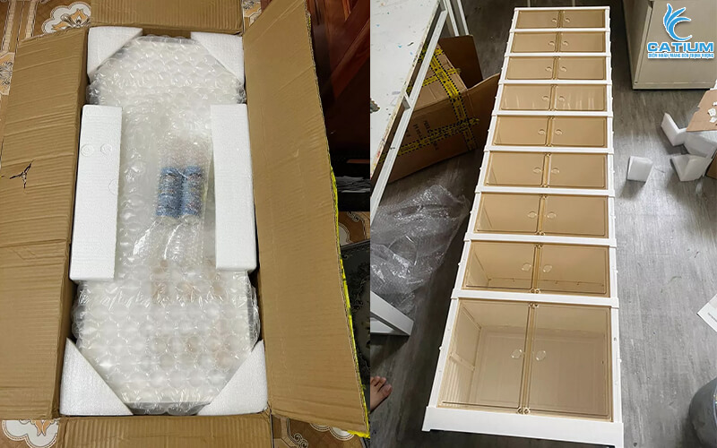Tủ giày nhựa lắp ráp 9 tầng