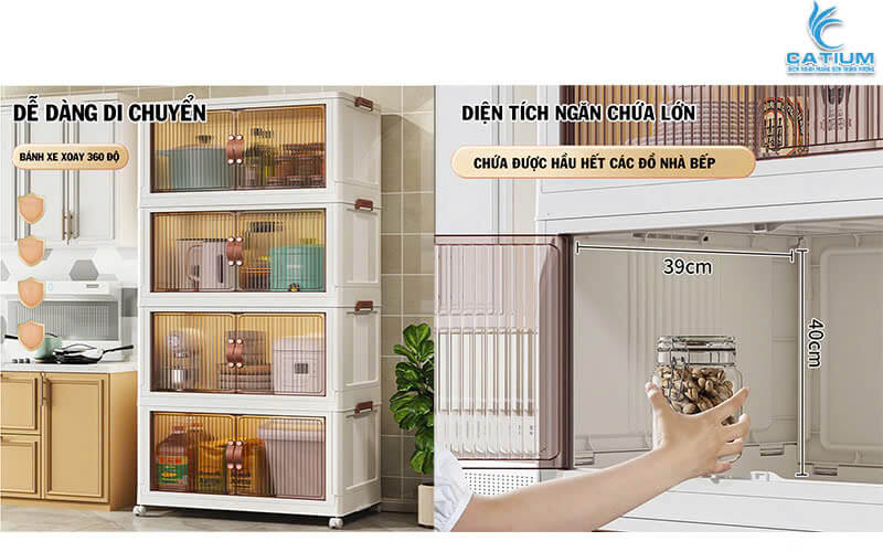 Tủ nhựa dung lượng lớn