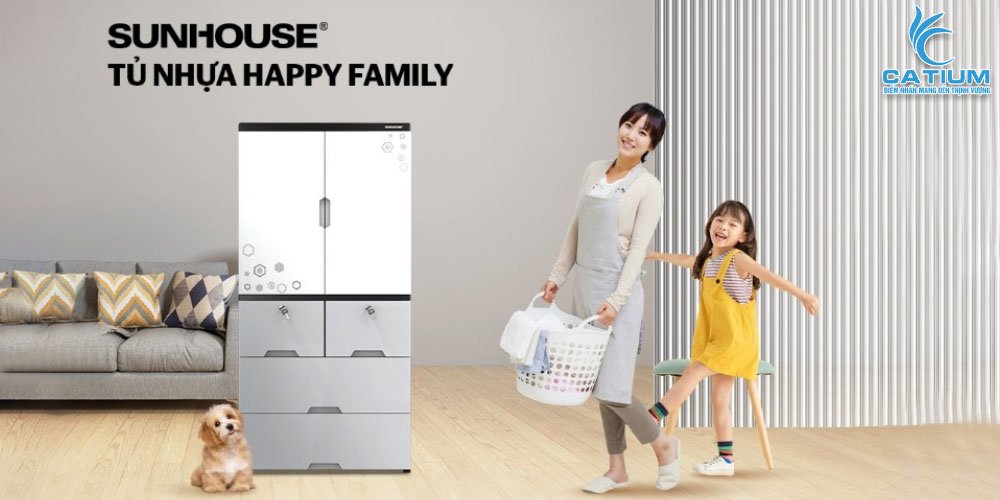 Tủ nhựa gia đình Sunhouse KS-CA1400F4