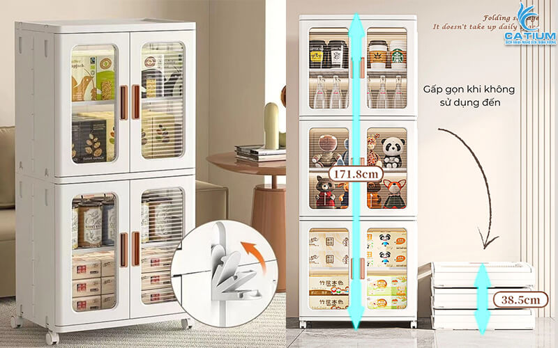 Tủ nhựa lắp ghép đa năng tiện dụng