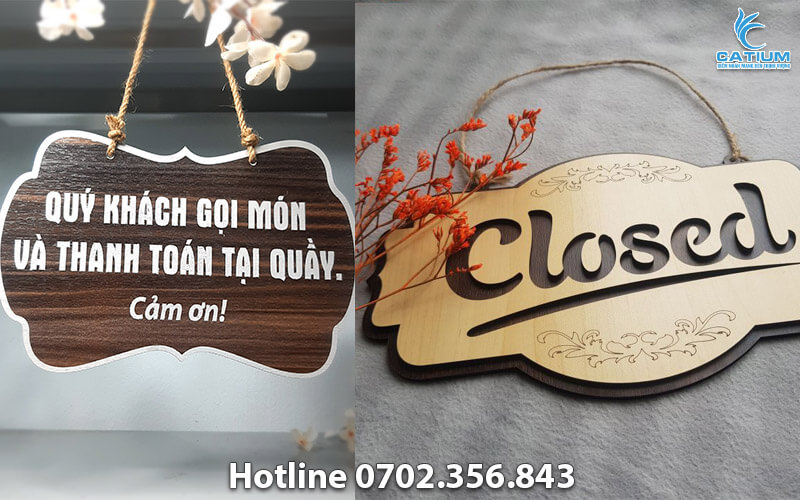 Bảng gỗ decor