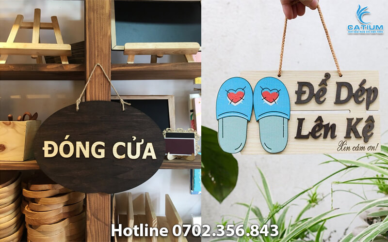 Bảng trang trí gỗ