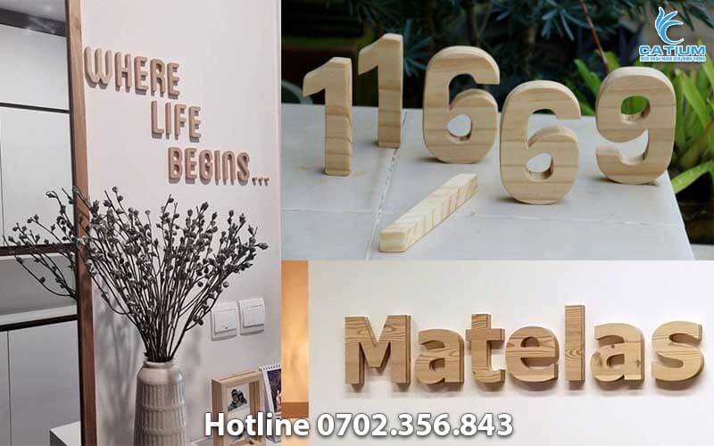 Cắt chữ gỗ cao cấp