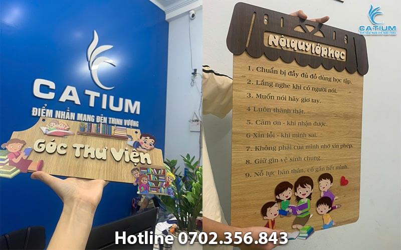 Khắc bảng gỗ theo yêu cầu