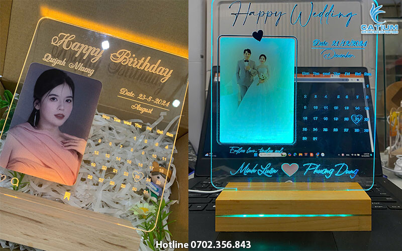 Khắc laser đèn led Đà Nẵng