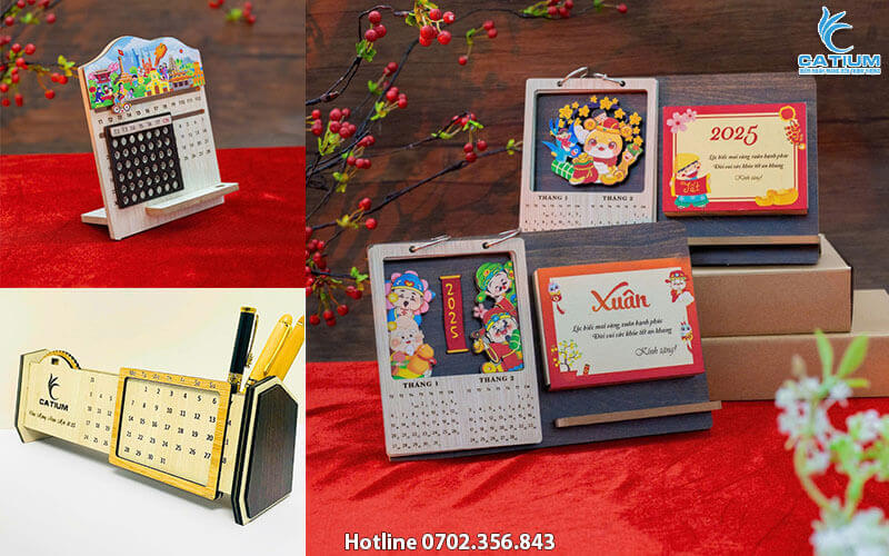 Lịch Tết khắc laser Đà Nẵng