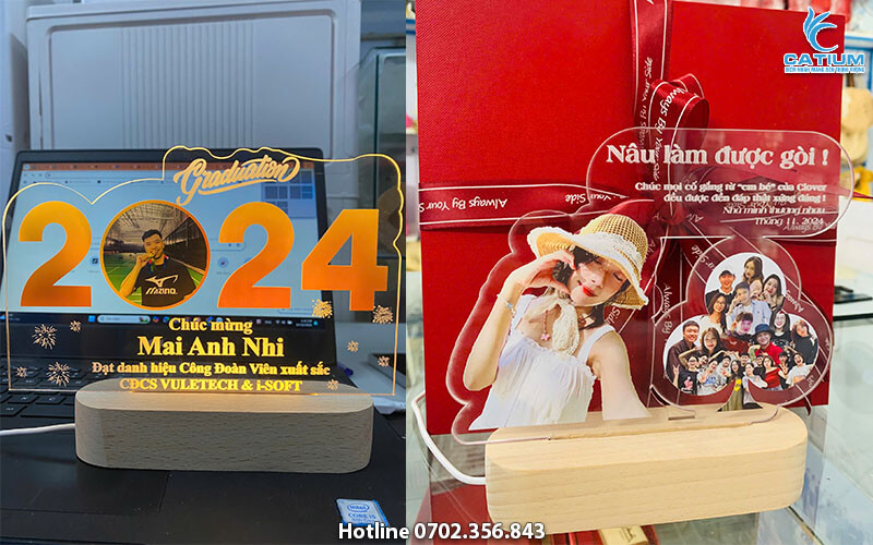 Sản phẩm khắc laser mica Đà Nẵng