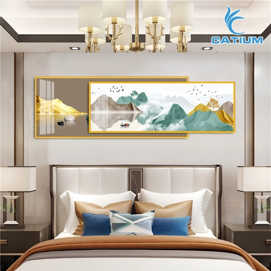 Tranh Trang Trí Tường Lệch Tầng 