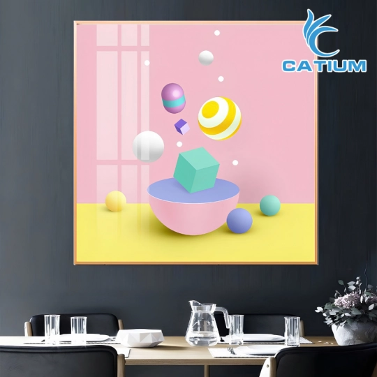 Tranh Trừu Tượng Hình Học 3D