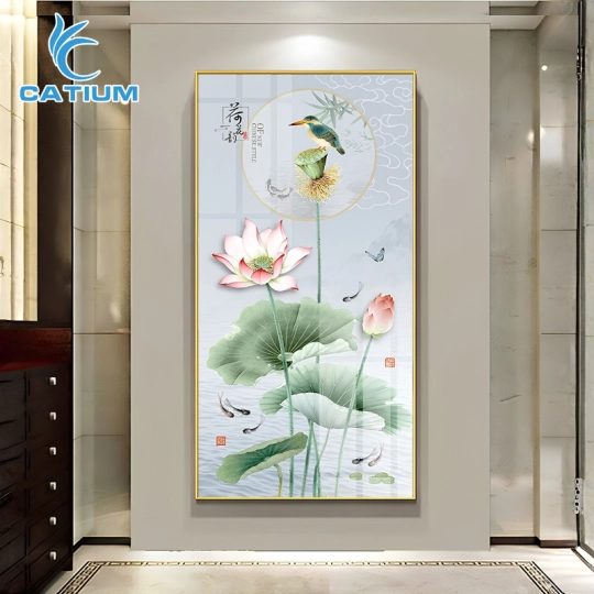 Tranh Hoa Sen Nghệ Thuật Treo Tường