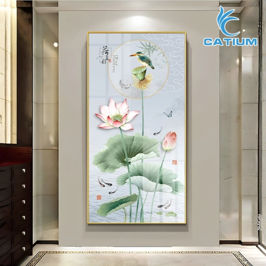 Tranh Hoa Sen Nghệ Thuật Treo Tường