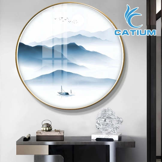 Tranh Treo Tường Hình Tròn Sang Trọng