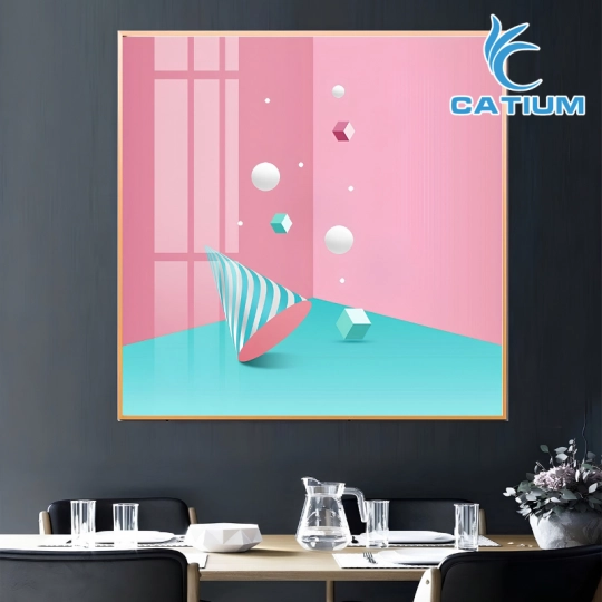Tranh Trừu Tượng Hình Học 3D