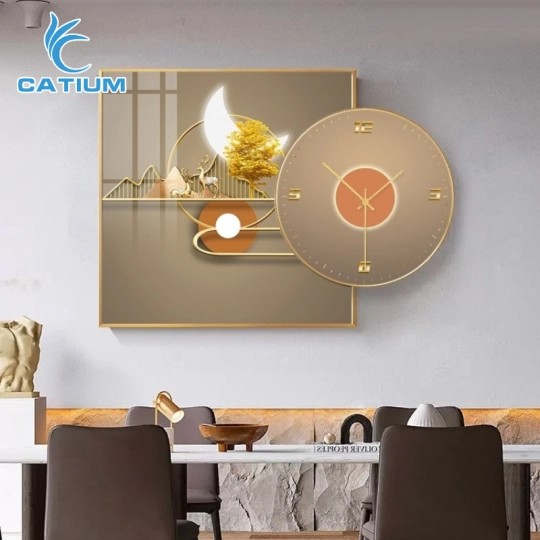 Tranh Đồng Hồ Nghệ Thuật Non Nước