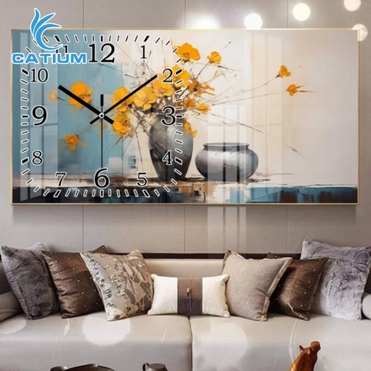 Tranh Đồng Hồ Trừu Tượng Hiện Đại