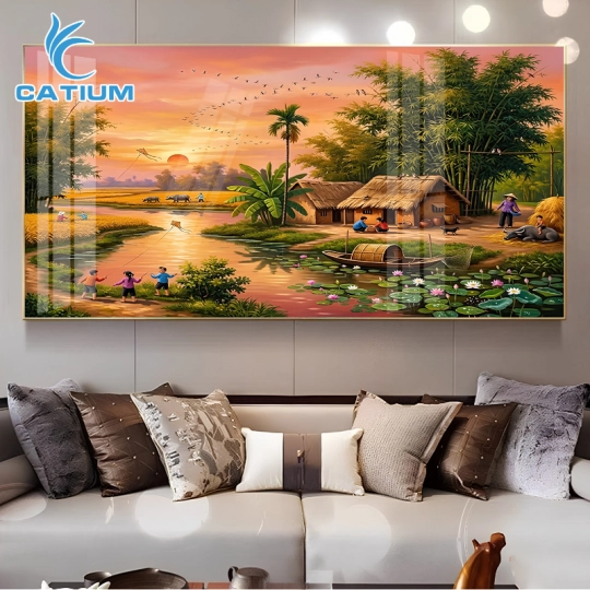 Tranh Phong Cảnh Đồng Quê