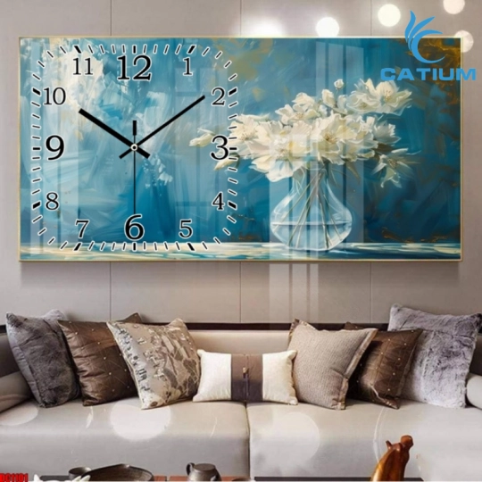 Tranh Đồng Hồ Trừu Tượng Hiện Đại