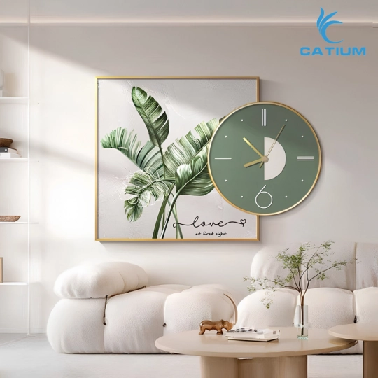 Tranh Kết Hợp Đồng Hồ Độc Đáo