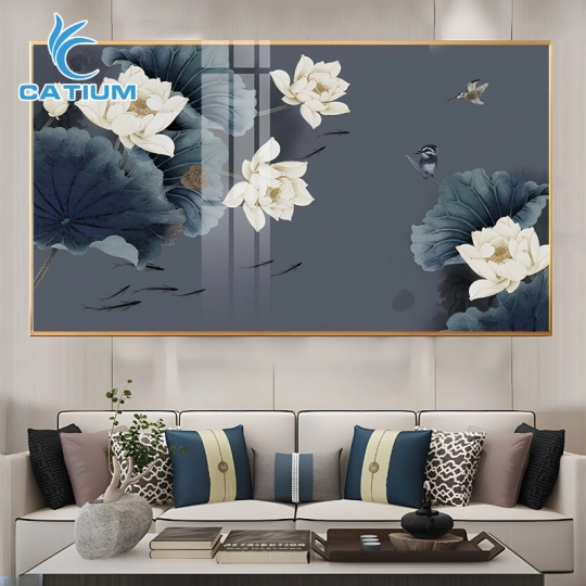 Tranh Hoa Sen Nghệ Thuật Treo Tường