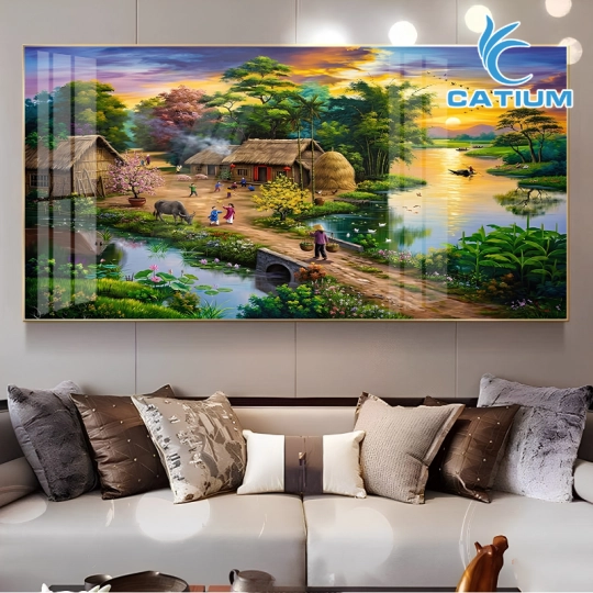 Tranh Phong Cảnh Đồng Quê
