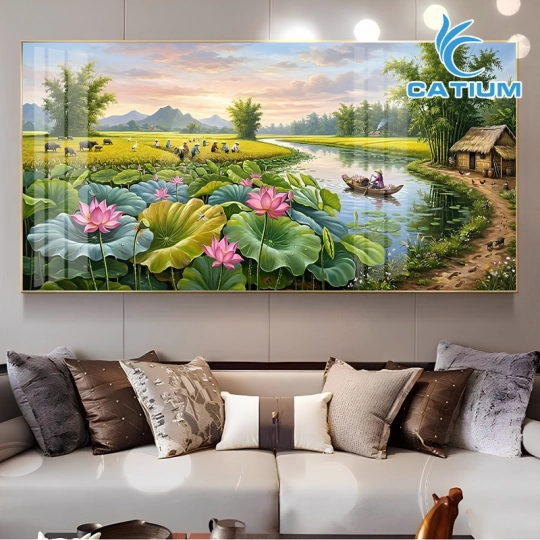 Tranh Phong Cảnh Đồng Quê