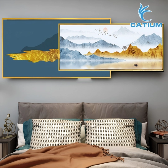 Tranh Trang Trí Tường Lệch Tầng 
