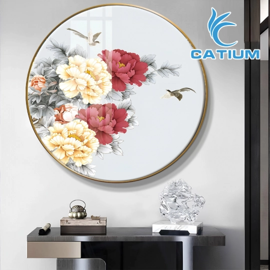 Tranh Treo Tường Hình Tròn Sang Trọng