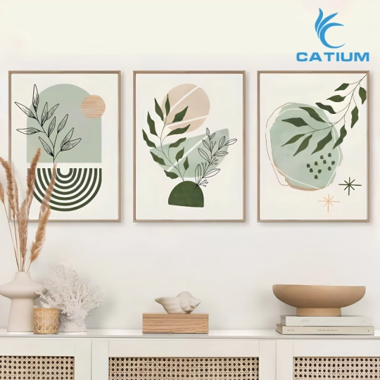 Tranh Treo Tường Cỏ Cây Hoa Lá Modern Art