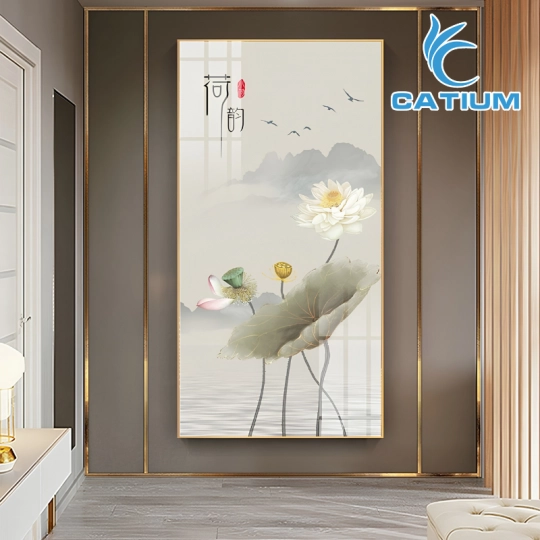 Tranh Phong Cách Indochine Tráng Gương
